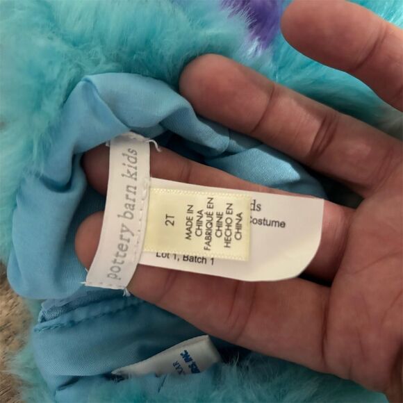 Pottery Barn Kids Monsters, Inc. Sulley Costume Blue Size 4-5 no head - Picture 3 of 3
